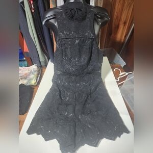 Elegant Black Lace Dress